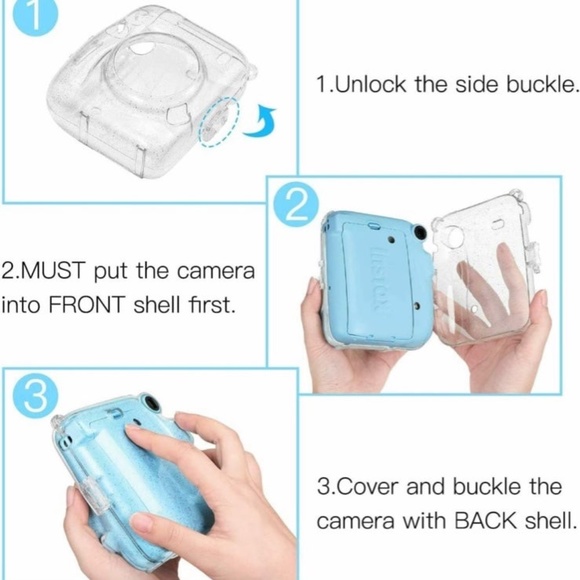 Compatible Mini 11 Groovy Camera Case Bag for Fujifilm Instax Mini 11 - Picture 10 of 10